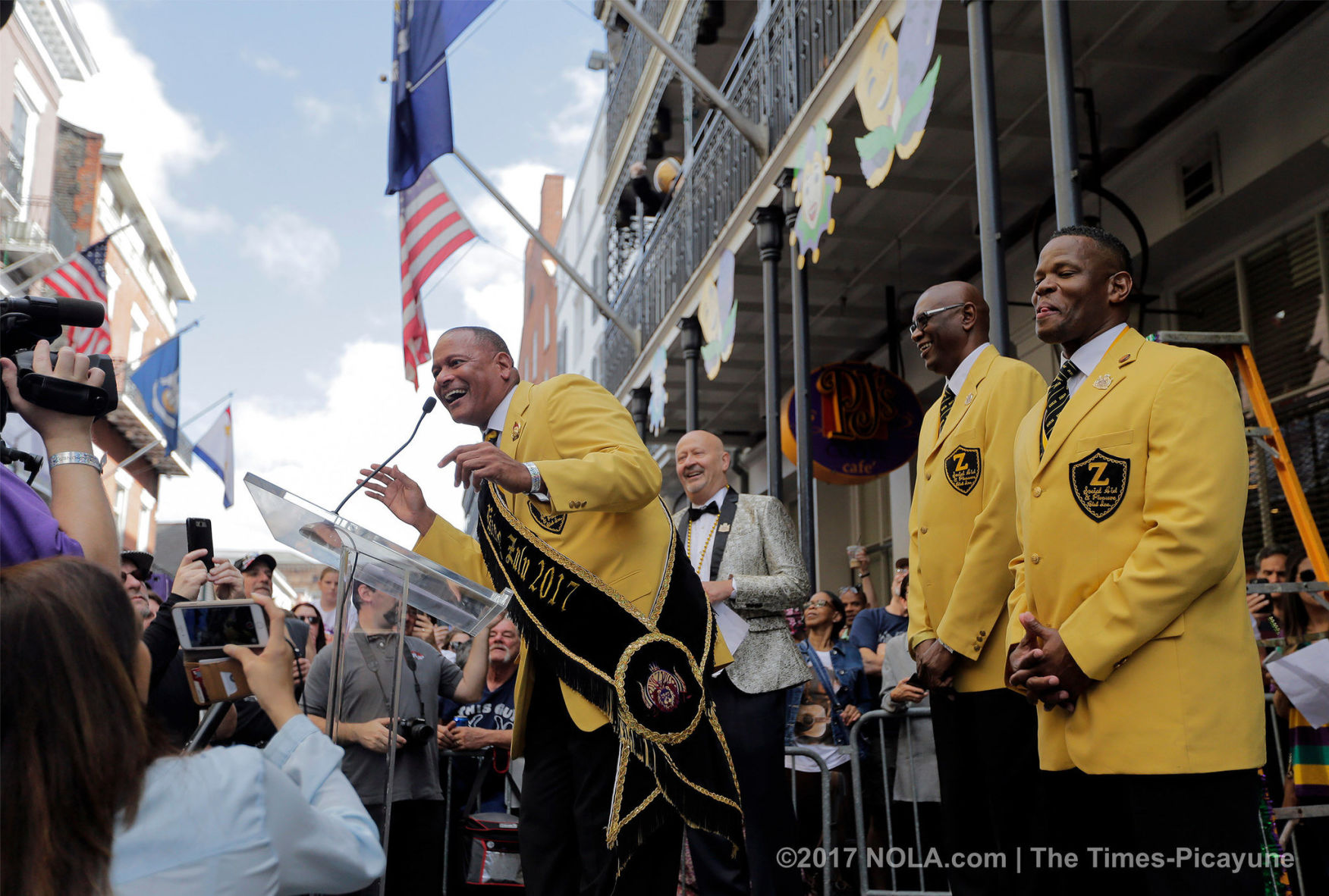 Only on Bourbon Street: Greasing of the Poles for Mardi Gras